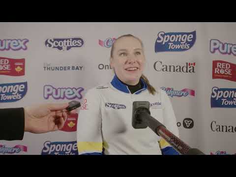 2025 Scotties Tournament of Hearts - Draw 1 - Media Scrum