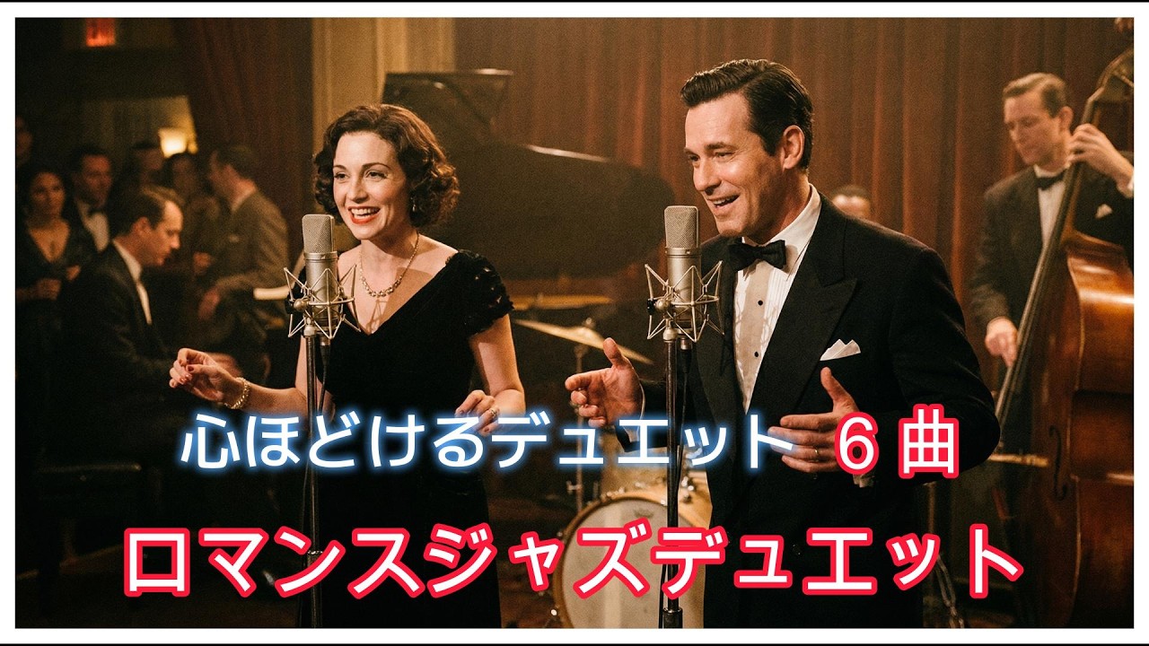 【JAZZ】心ほどけるデュエット。甘く切ない恋の調べ 6曲
