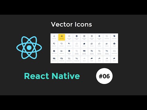 React Native Tutorial 6 Adding React Native Vector Icons Third Party Library