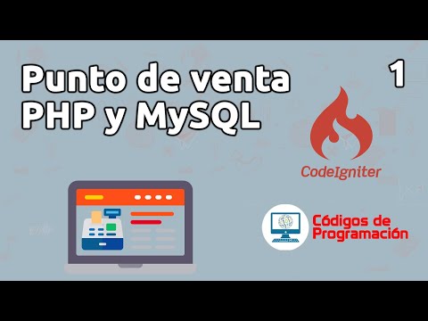 1 Punto de venta con CodeIgniter 4 instalación y diseño