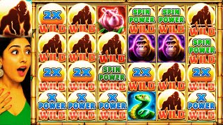 BIG WIN Slot KONG WONDER WILDS  Crazy Bonus & Mega Free Spins! | Epic Slot Win