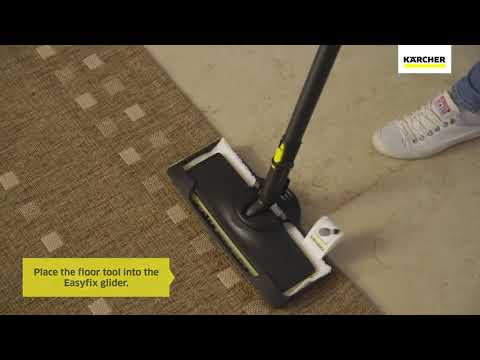 Karcher EasyFix Steam Cleaner - Using the Carpet Glider