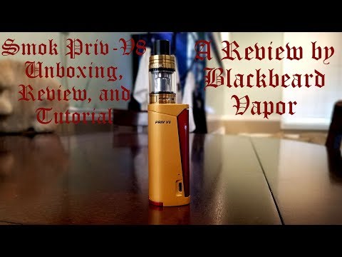Part of a video titled Smok Priv-V8 -Unboxing, Tutorial, and Review- Our top starter kit! - YouTube