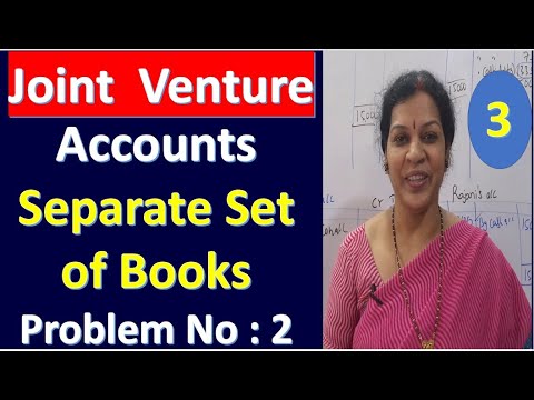 1 Joint Venture Accounts Introduction