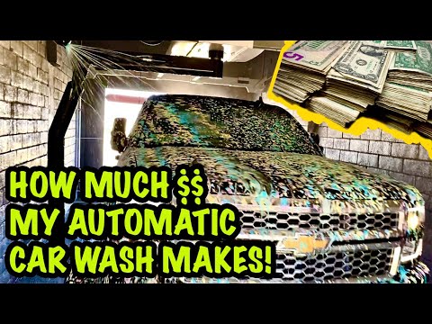 How much my Automatic Car Wash made in 1 Month!