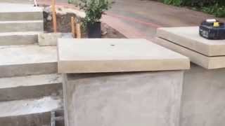 Pillars and caps for them.