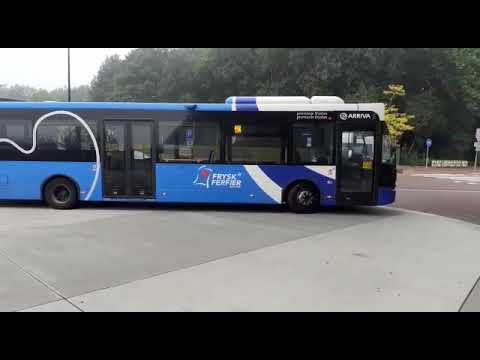 Arriva Bus 8555 als Lijn 114 naar Leeuwarden via Appelscha