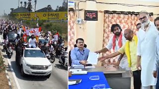 Pawan Kalyan Filed His Nomination @ Pithapuram | Huge Rally 🔥👌 | Janasena