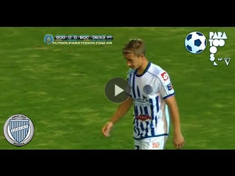 Chances para el Tomba. Godoy Cruz 0 - Boca 0. Fecha 12. Torneo Inicial 2013. Fútbol Para Todos