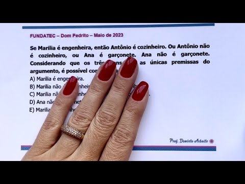 FUNDATEC - Dom Pedrito - Raciocínio Lógico - *RECURSO*