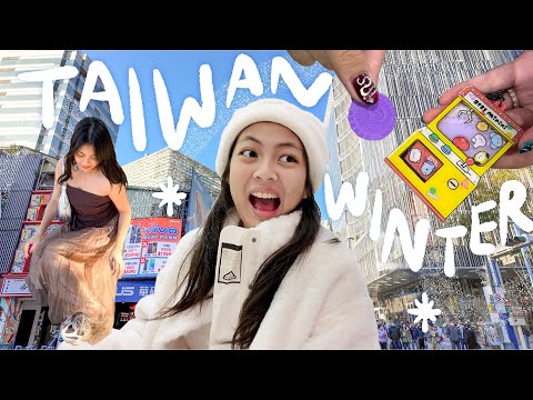 i wore summer clothes in winter :'(  taiwan vlog ~ shopping, convenience stores, stationary