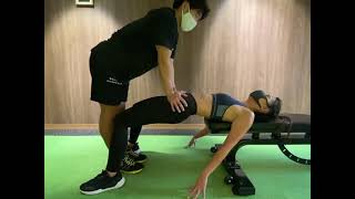 トレーナーに追い込まれ喘ぎ声が出るインスタ美女 part2