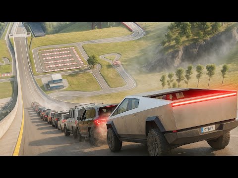 Big Ramp Jumps with Real Car Mods 28 - BeamNG Drive Crashes | DestructionNation