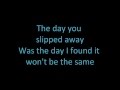 Slipped Away - Avril Lavigne with lyrics 