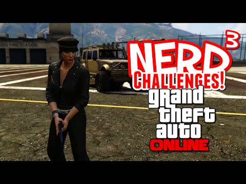 Nerd³ Challenges! Matt Attacks! - GTA Online