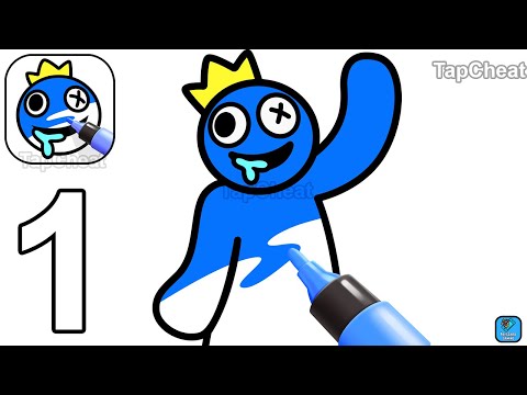 Coloring Master ASMR - Gameplay Walkthrough Part 1 Levels 1-15 Color Rainbow Friends (iOS, Android) - YouTube