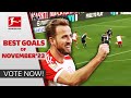 BEST GOALS in November | Kane's Rocket, Xavi's Solo or... ? – Goal of the Month!
