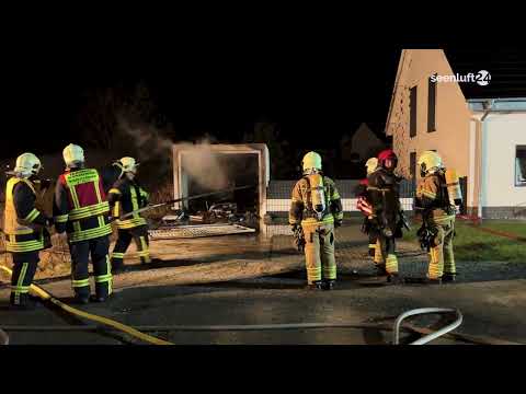 Brand in Schwarzheide
