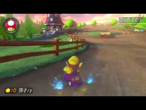 Wii Moo Moo Meadows - 1:23.539 by Alexony (Mario Kart 8 World Record)