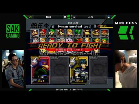 Mini Boss 3 Losers Finals - Ninji (Falco) vs Jerb (Marth)
