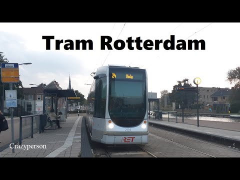 RET Tram Rotterdam Molenlaan - Marconiplein - Schiedam Centrum