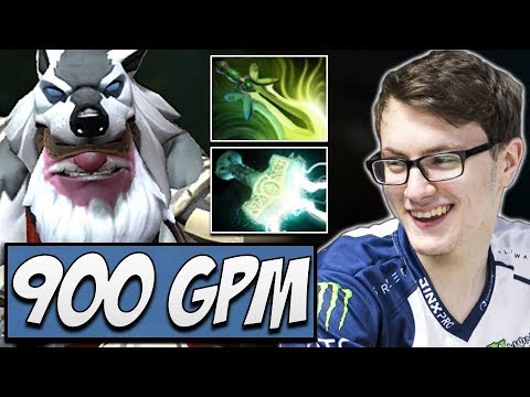 Liquid.Miracle 900 GPM Sniper | Dota Gameplay