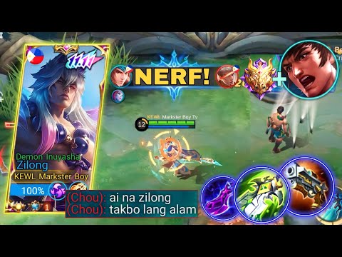 DELETE ENEMIES IN 0.3 SECONDS🔥(underrated zilong) ZILONG BEST BUILD AND EMBLEM 2022 | MLBB