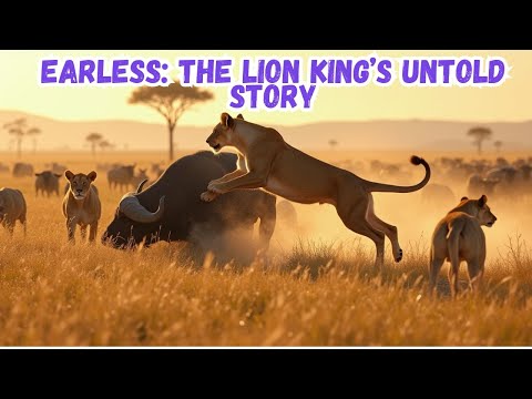 The Rise of Earless The Mightiest Lion of Masai Mara’s Epic Legacy