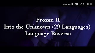 Musik-Video-Miniaturansicht zu Into the Unknown (In 26 Languages/Reverse) Songtext von Multilingual Fanmade Songs