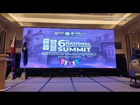 WATCH: Highlights of the 6th National Family Courts Summit, held on Sept. 29-30, 2025 in Makati City