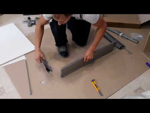 СБОРКА ВЫДВИЖНЫХ ЯЩИКОВ В ТУМБУ НА КУХНЮ