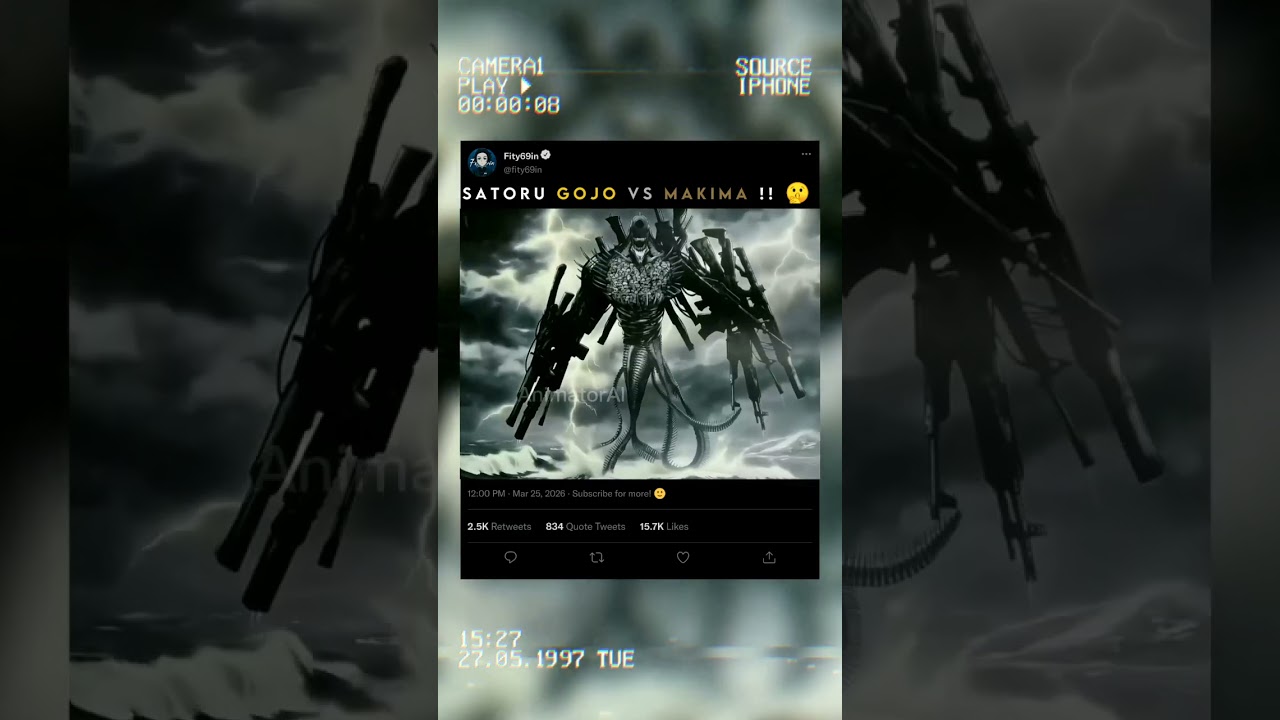Gojo satoru vs Makima | #jjk #chainsawman #fyp #forypu #shorts #nobatidao
