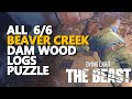 All Beaver Creek Dam Wood Logs Puzzle Dying Light The Beast