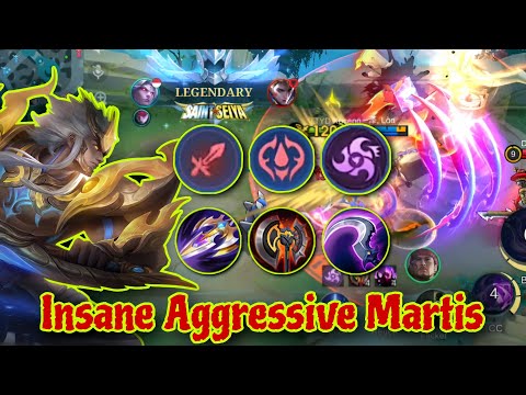 [Full Gameplay] Insane Aggressive Martis EXP Lane | Martis Gameplay Mobile Legends 