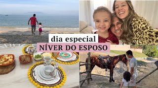 VLOG: dia de praia, aniversário do esposo, treinando para ser mãe de dois e passeio no sitio ✨