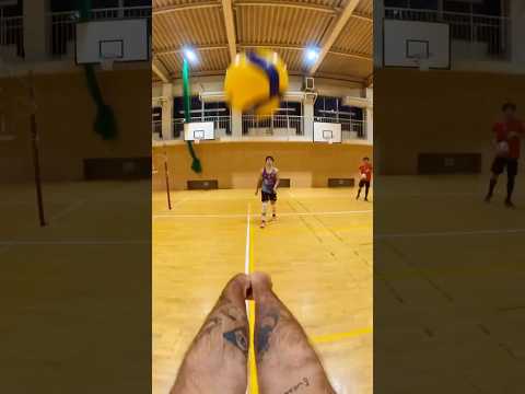 The MOST💥SATISFYING POV of #VOLLEYBALL #voleibol #volleyballplayer #haikyuu #バレーボール #beachvolleyball