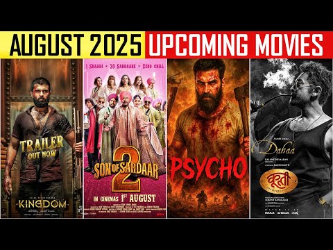 AUGUST 2025 - Top 10 Upcoming Indian Movies You Can't Miss | Top 10 Upcoming Movies In August
