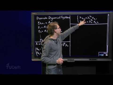 Discrete dynamical systems - solution A equals D