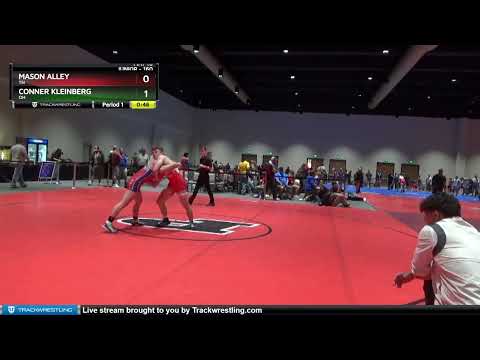 160 Lbs Cons. Round 5 - Mason Alley, TN Vs Conner Kleinberg, OH C4e0