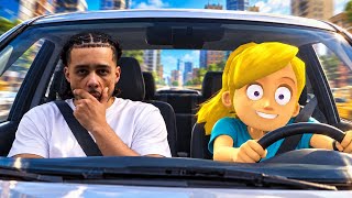 JE FAIS PASSER LE PERMIS À MA SOEUR ET C'EST UN ENFER (Teach My little sister how to drive)