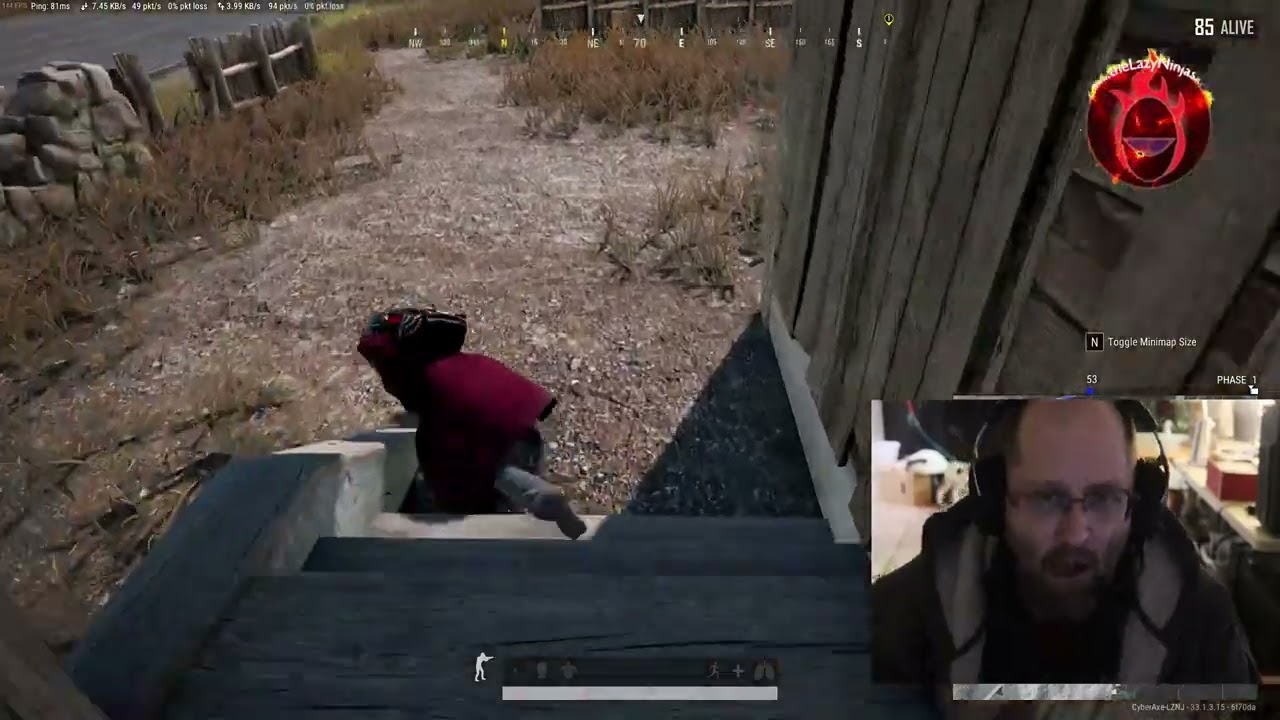 Video: You've never seen anyone play PUBG 1 man squad like CyberAxe, unarmed, with a dance show