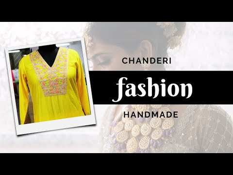Women chanderi suit || Chanderi craft || kriahika kreation