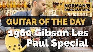 Video thumbnail for Guitar of the Day: 1960 Gibson Les Paul Special | Norman's Rare Guitars by Normans Rare Guitars