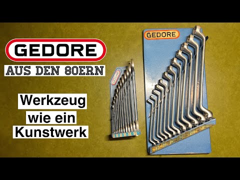 Tools from the 70s/80s by Gedore were a true work of art: keys in sheet metal holders.