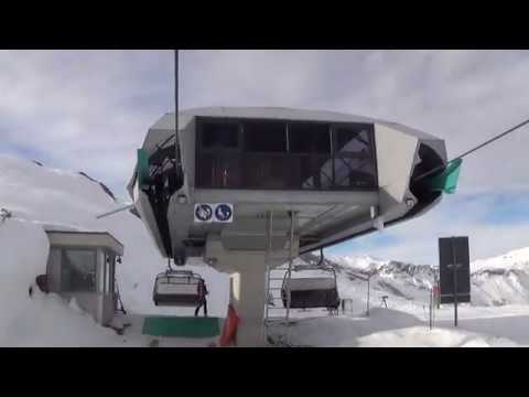 Risalita integrale seggiovia Doppelmayr "Goldknopf" - Alpe di Siusi / Seiseralm (BZ) / Stollift / 索道