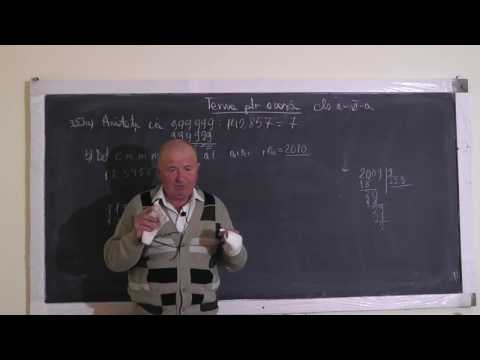 Lectia 1115 - Divizibilitate Teorema impartirii cu rest Compunem o problema interesanta - Clasa 6