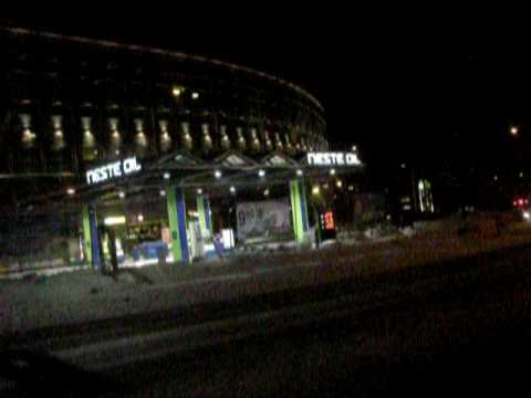 Pussissa menossa kotiin päin