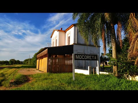 ESTACIÓN de Trenes MOCORETA, Corrientes, FERROCARRIL General URQUIZA 2024