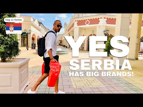 BIG FASHION OUTLET SHOPPING IN INDJIJA, SERBIA | Beautiful outdoor mall
