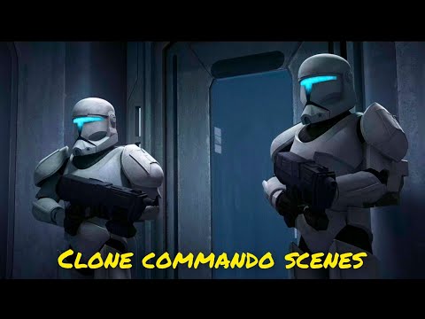 All Clone commando scenes - The Clone Wars, The Bad Batch